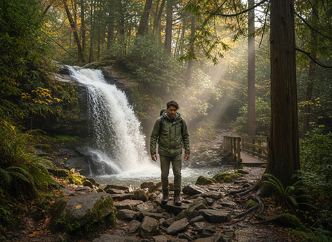 Grotto Falls Trail